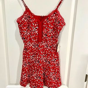 Superdown Red Floral Dress Size S - Never Worn!